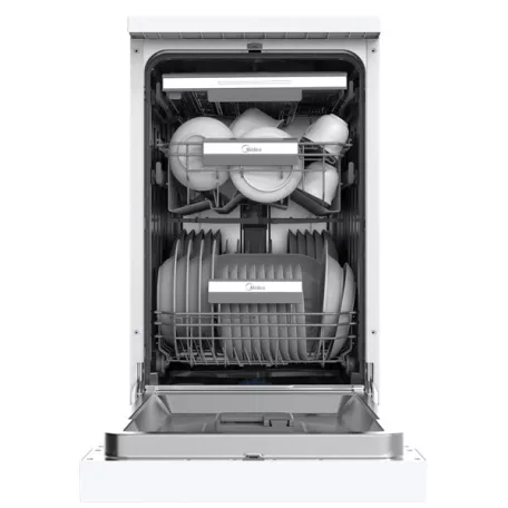 Midea MDWEF1034DW-WC fehér, programok száma: 9, szabadonálló, 10 terítékes mosogatógép