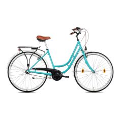   KERÉKPÁR NŐI CSEPEL WEISS MANFRÉD 28/19" NÖI N3  2020 TÜRKIZ KONTRÁS