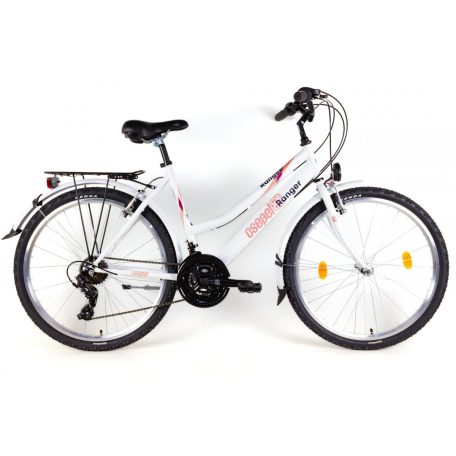 Csepel Ranger kerékpár 26/17 Női fehér kerékpár