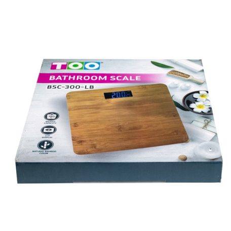 Too bambusz mintájú személymérleg