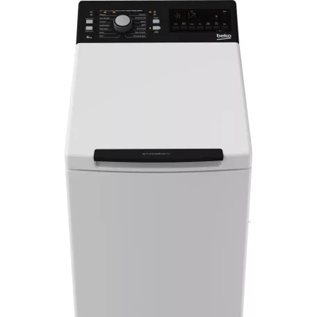 Beko BTL1WFP10622 fehér, felültöltős, max.1200ford., 6 kg, mosógép