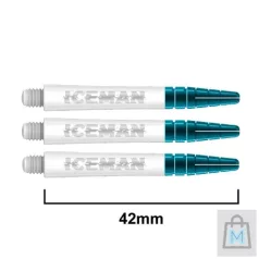   DART SZÁR RED DRAGON GERWYN PRICE NITRO IONIC MŰANYAG FEHÉR, KÖZEPES, 42MM