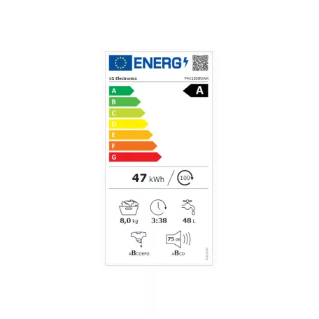 LG F4X1008NWK 8kg Elöltöltős Mosógép
