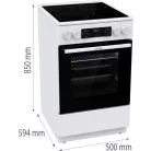 Gorenje GEC5C42WG elektromos tűzhely