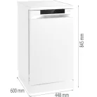 Gorenje GS541D10W keskeny mosogatógép