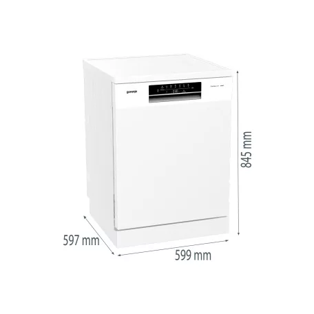 Gorenje GS642E90W Szabadonálló mosogatógép Fehér