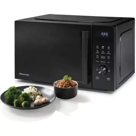Hisense H23MOBSD1H Mikrohullámú sütő 23L Fekete Digit