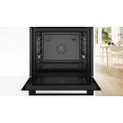 Bosch HQA534EB3 Beépíthető sütő gőz funkcióval Fekete