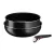 TEFAL SERPENYŐ SZETT INGENIO 6 EASY COOK N CLEAN BLACK 3 RÉSZES