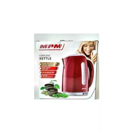 MPM Vízforraló 1,7L Bordó