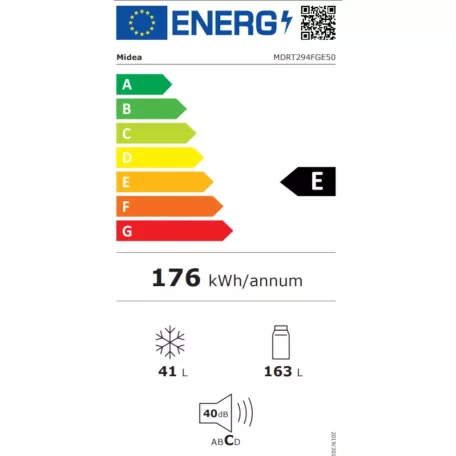Midea MDRT294FGE50 felülfagyasztós No frost hűtőszekrény