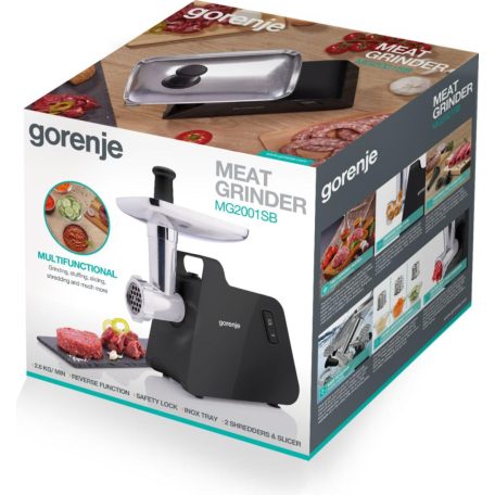 Gorenje Fekete 2000W Húsdaráló