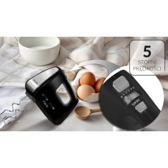 MPM Fekete 750 W Kézimixer