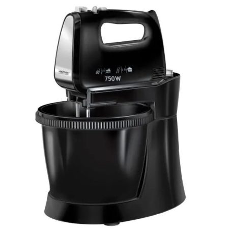 MPM forgótálas fekete tálas mixer