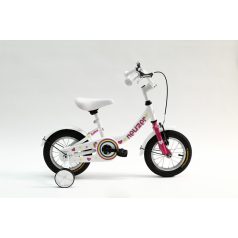 BMX 12 lány fehér/pink unikornisos kerékpár