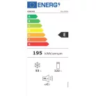 Gorenje RK14EPS4 Alulfagyasztós kombi hűtő Ezüst