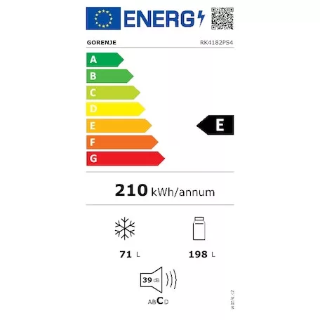 Gorenje RK4182PS4 Alulfagyasztós Hűtőszekrény