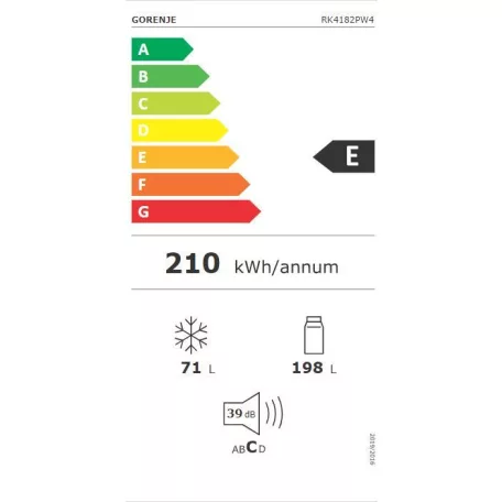 Gorenje Alulfagyasztós Hűtőszekrény