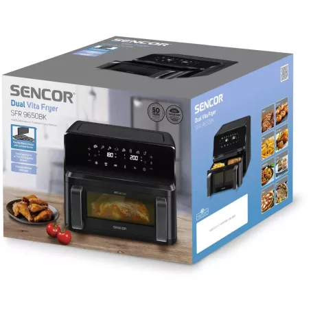 Sencor SFR9650BK forrólevegős fritőz