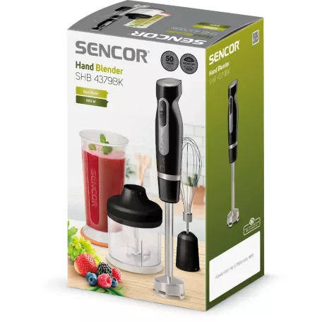 Sencor SHB4379BK Botmixer szett Fekete