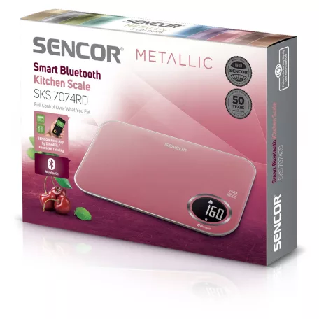 Sencor SKS7074RD Smart konyhamérleg