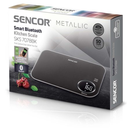 Sencor SKS7078BK Smart konyhamérleg