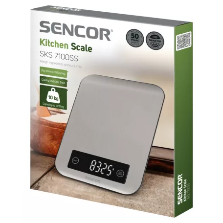 Sencor SKS7100SS konyhamérleg
