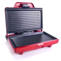 TOO SM-103R-750W 2in1 piros grill - panini szendvicssütő