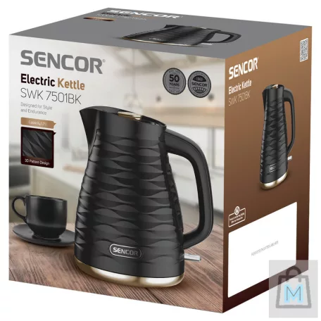 Sencor fekete Vízforraló