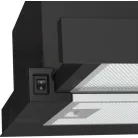 Gorenje TH60E3B fekete, szabadonálló, hagyományos, méret:60 cm, teleszkópos, zajszint:67 dB, páraelszívó