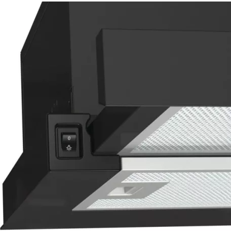 Gorenje TH60E3B fekete, szabadonálló, hagyományos, méret:60 cm, teleszkópos, zajszint:67 dB, páraelszívó