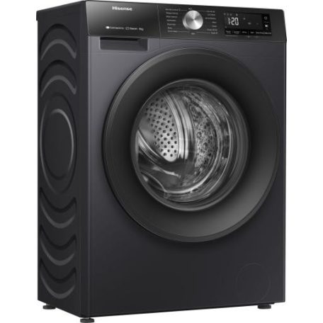 Hisense WF3S8043BB3 Elöltöltős mosógép 8Kg 1400F. Fekete