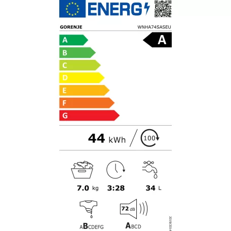 GORENJE KESKENY ELÖLTÖLTŐS MOSÓGÉP